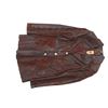 Image 1 : Tribe America Chocolate-Merlot Leather Jacket