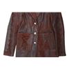 Image 9 : Tribe America Chocolate-Merlot Leather Jacket