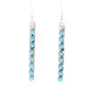 Image 1 : Navajo Sterling Silver & Turquoise Dangle Earrings