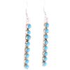 Image 2 : Navajo Sterling Silver & Turquoise Dangle Earrings