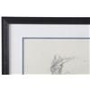 Image 2 : Margie Jackson (1934-2021) Framed Pencil Sketch