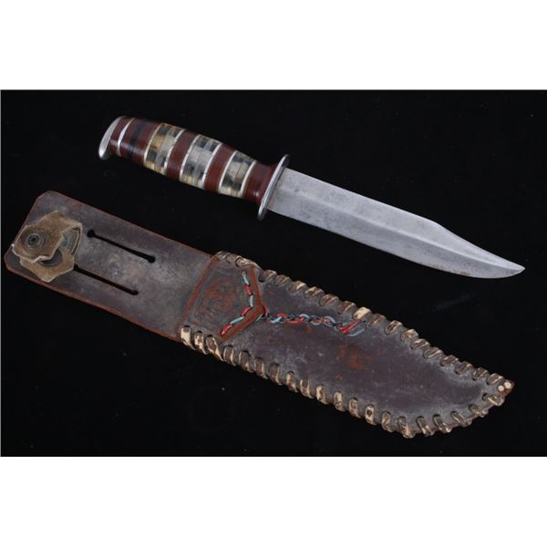 WWII Era Clip Point Trench Fighting Knife c.1945