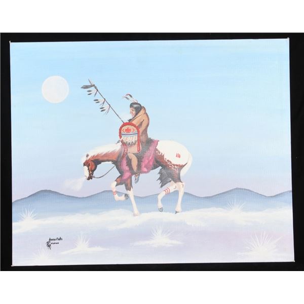 Cheyenne Larry Bixby Original Signed Painting