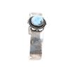 Image 3 : Navajo Larimar Sterling Bracelet by Alice Johnson