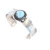 Image 6 : Navajo Larimar Sterling Bracelet by Alice Johnson