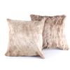 Image 2 : Brindle Light Brown/Cream Cowhide Premium Pillows