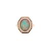 Image 1 : Ethiopian Opal Diamond & 14k Yellow Gold Ring