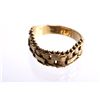 Image 3 : 14K Gold Vintage Half Mesh Chain Rings