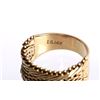 Image 9 : 14K Gold Vintage Half Mesh Chain Rings