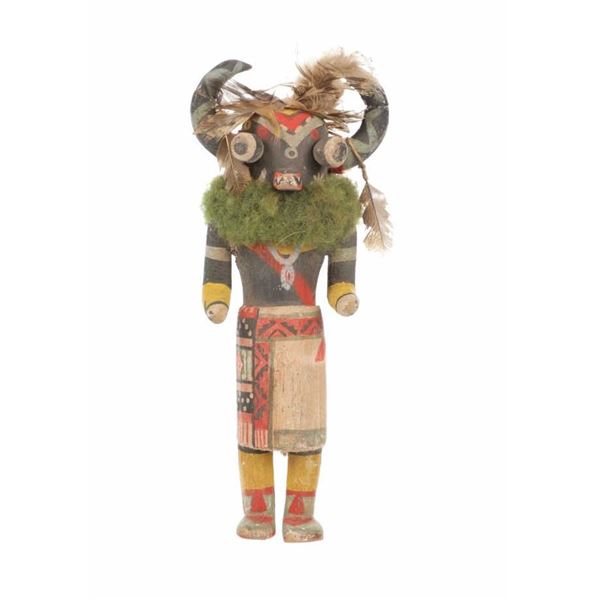 Hopi Cottonwood Ho-o-te Horned Kachina c1950-