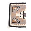 Image 2 : Navajo Toadlena Two Grey Hills Wool Rug c. 1940's