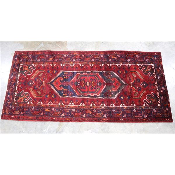 1930's Bijar Persian Hand Knotted Wool Area Rug