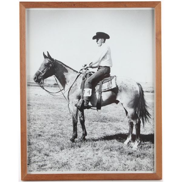 Western Rodeo Contender Gelatin Silver c. 1960's