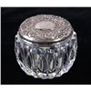 Image 8 : Sterling Silver Cut Crystal Vanity Jars c. 1890-