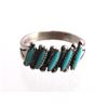 Image 6 : Navajo Old Pawn Silver Turquoise Rings & Bracelet
