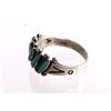 Image 8 : Navajo Old Pawn Silver Turquoise Rings & Bracelet