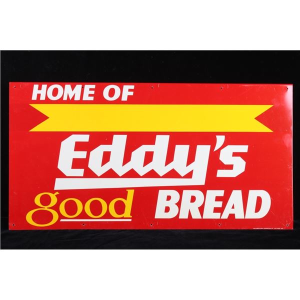 Original Helena, MT Eddy's Good Bread Metal Sign