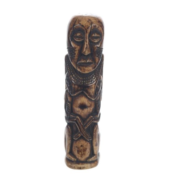 Chimu Peruvian Indigenous Bone Fertility Effigy