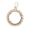 Image 2 : 14K Gold Twisted Rope Coin Holder Pendent