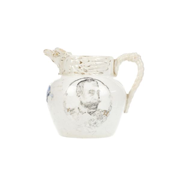 1899 Cook Pottery Flagship Olympia Cream Pitcher