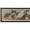 Image 2 : Victorian M Augusta Yard of Cats Chromolithograph