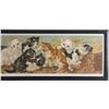Image 3 : Victorian M Augusta Yard of Cats Chromolithograph