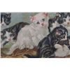 Image 5 : Victorian M Augusta Yard of Cats Chromolithograph