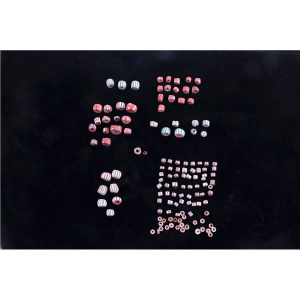 Collection Of Chevron Trade Beads C.1600's