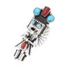 Image 2 : Navajo Kachina Sterling Ring by D. Smallcanyon