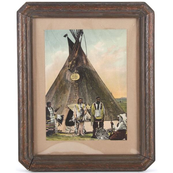 1910 Blackfeet Indians Chinook, Montana by Morris