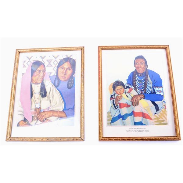 Winold Reiss (1886-1953) Framed Lithograph Pair