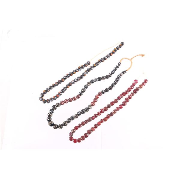 18thc. Venetian Skunk Trade Bead Necklaces