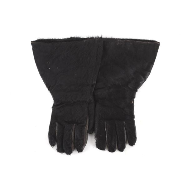 Black Bear Gauntlet Gloves circa Early 1930's