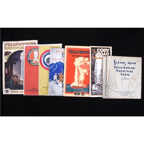Rare Yellowstone Park Guide Book Collection