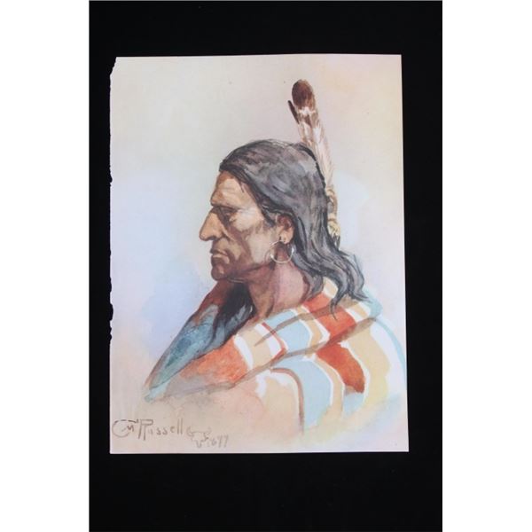 Charles M. Russell Double Sided Chromolithographs