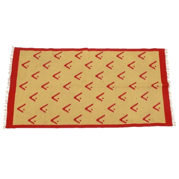 Zapotec Wool Monte Alban Pyramid Rug