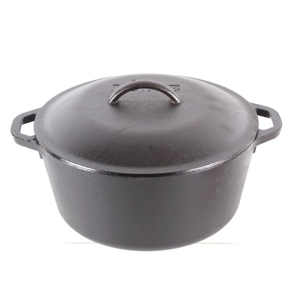 Lodge Logic 5 Qt. Seasoned Cast Iron Dutch Oven