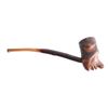 Image 1 : Hand Carved Forest Spirit Willow Branch Pipe