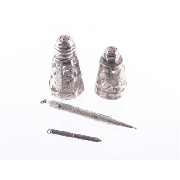 Sterling Silver Pencils & Taxco, Mexico Shakers