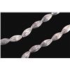 Image 3 : Silver Oblong Fluted Trade Beads Strand