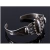 Image 2 : Navajo Fred Harvey Silver Bracelet c 1920's
