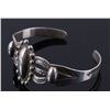 Image 3 : Navajo Fred Harvey Silver Bracelet c 1920's