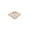 Image 1 : Australian Opal & Diamond 14k Yellow Gold Ring
