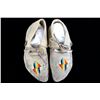 Image 1 : Crow Montana Beaded Moccasins circa 1940's