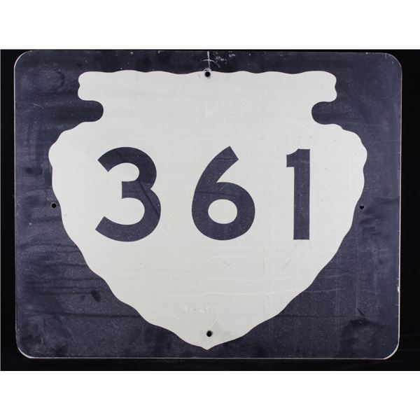 Montana State Highway 361 Route Sign