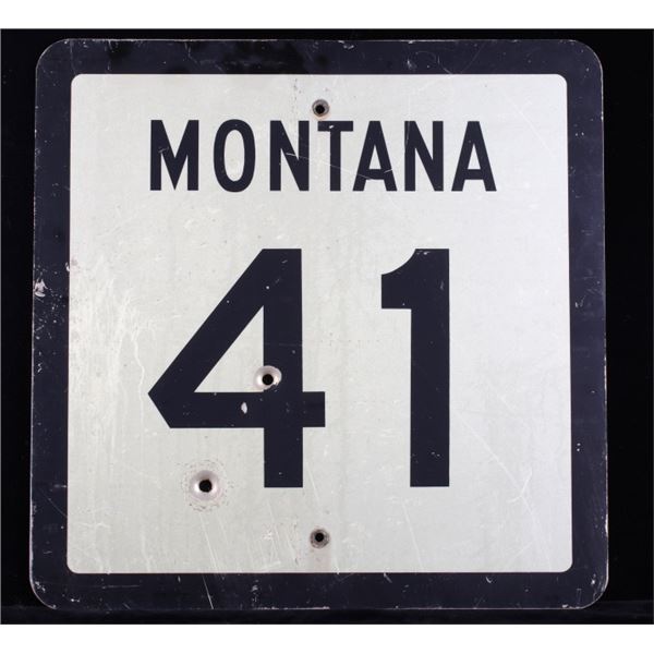 Madison County, Montana Highway 41 Sign
