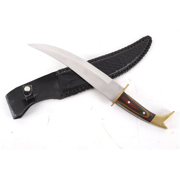 Persian Bladed Knife Boot Hilt & Custom Sheath