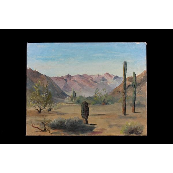 Original Lily Tolpo Arizona High Desert Painting