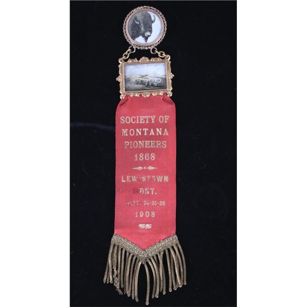 1908 Society of Montana Pioneers Ribbon