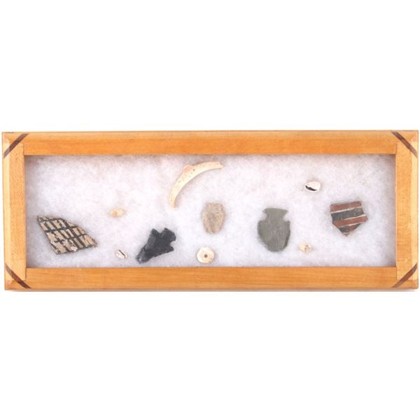 Southwest Navajo Framed Cave Artifacts